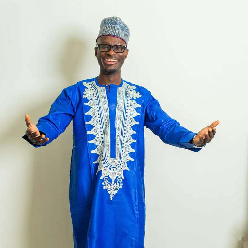Dr. Ahmed Otokiti in traditional Nigerian attire