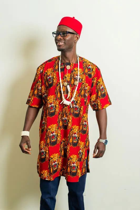 Dr. Ahmed Otokiti in traditional Nigerian attire